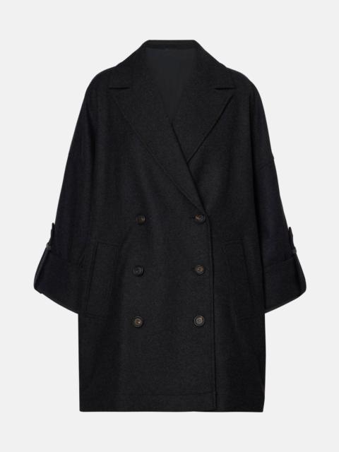 Oversized wool jacket