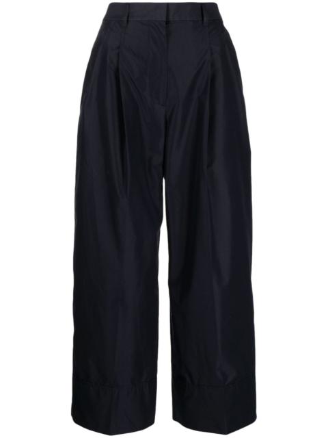 pleat-detailing tailored-cut trousers