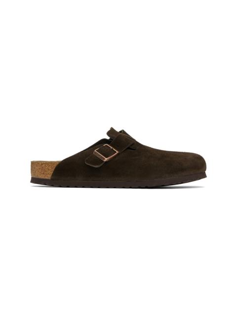 Brown Regular Boston Soft Footbed Slip-on Loafers