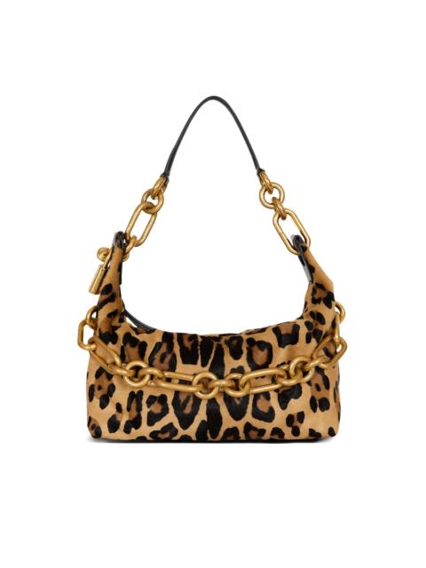 medium Sync leopard-prin shoulder bag