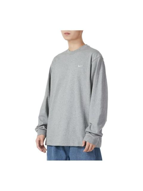 Nike Solo Swoosh Crew Sweatshirt 'Light Grey' DX0885-063