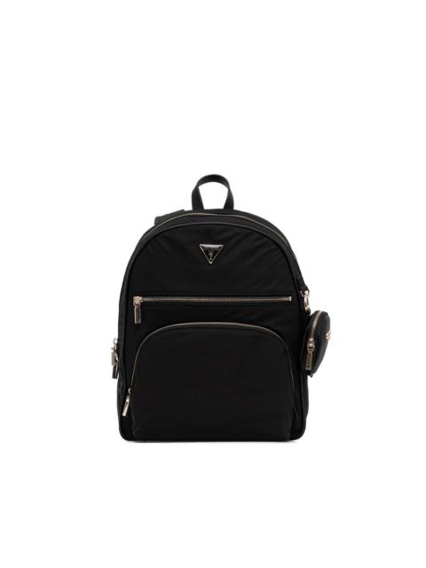 zip logo-plaque backpack