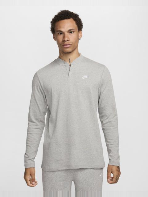 Nike Club Men's Long-Sleeve Henley