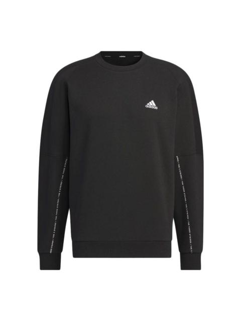 adidas Word Fleece Crew 'Black' IK7359