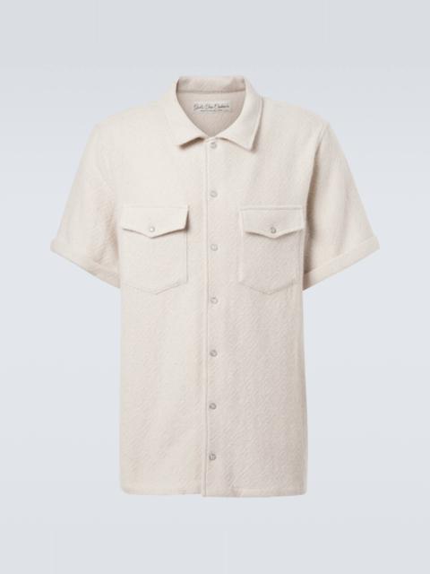 Diamond cashmere shirt