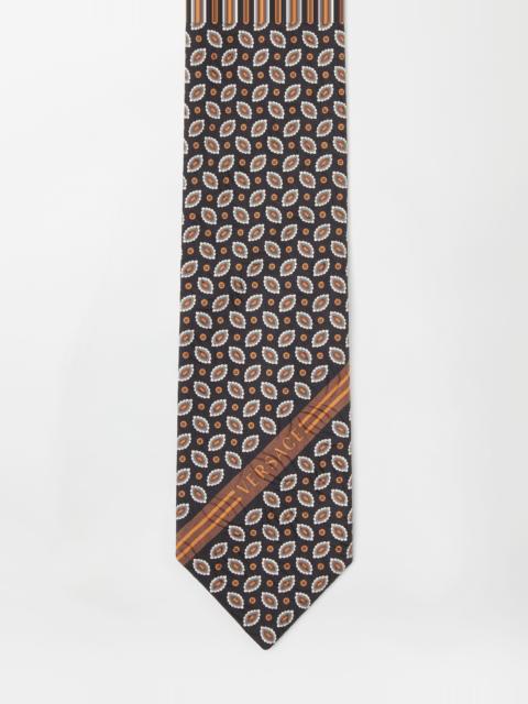 Printed Jacquard Silk Tie