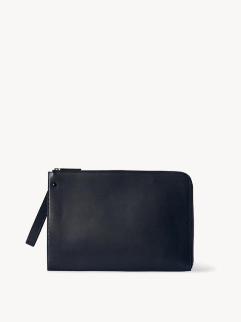 Large Portfolio Wristlet in Leather