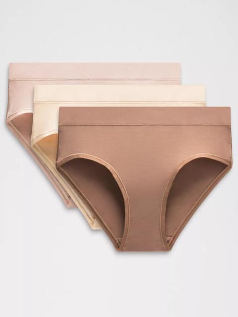 UnderEase High-Rise Bikini Underwear *3 Pack