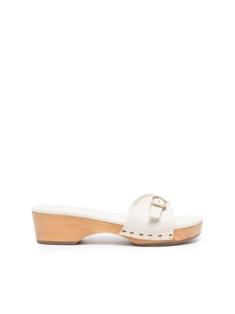 Eco Nappa clog sliders