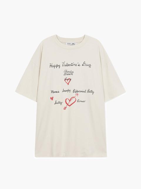 Happy Valentine's Day Oversize Tee