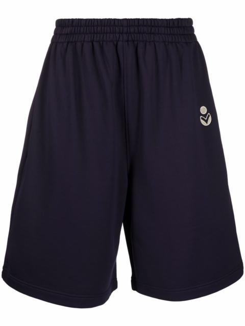 logo-embroidered track shorts