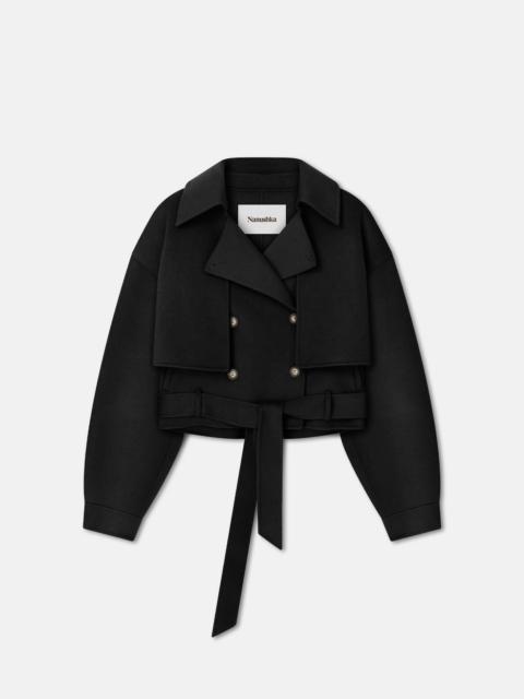 Wool And Silk-Blend Jacket