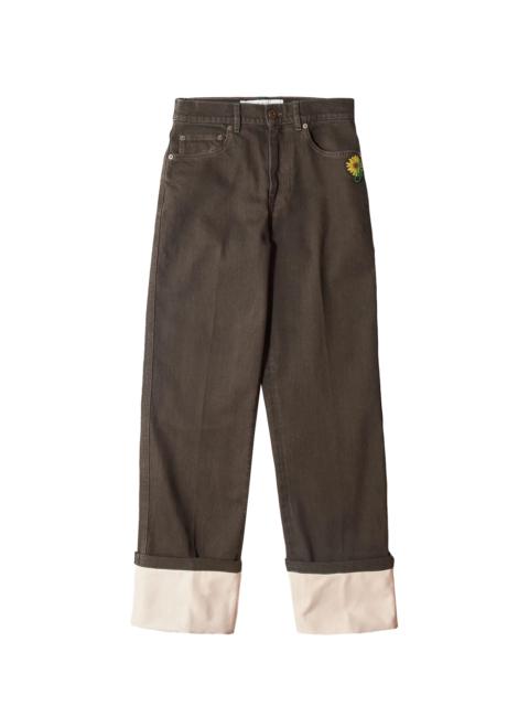 JW Anderson Contrast Turn Up Jeans