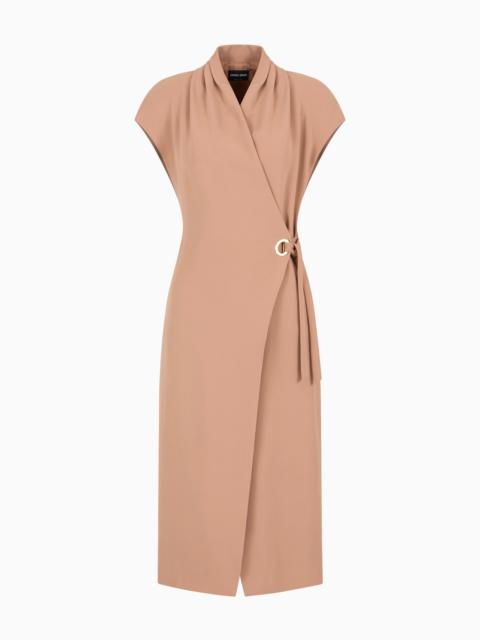SILK CADY MIDI DRESS