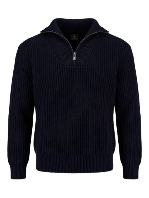 zip-up knitwear