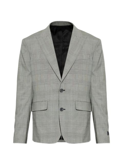 check two-button blazer