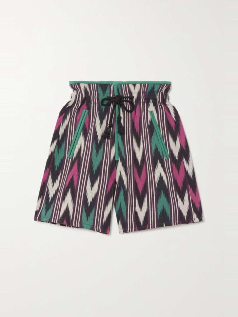 Linima cotton-jacquard shorts