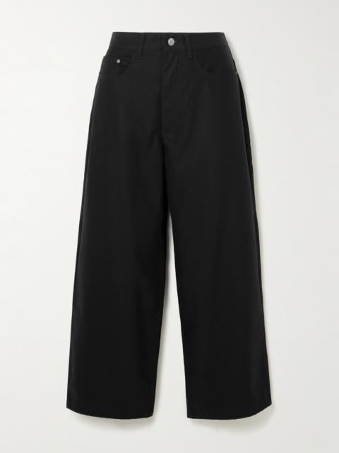 Massive Organic Cotton-twill Wide-leg Pants