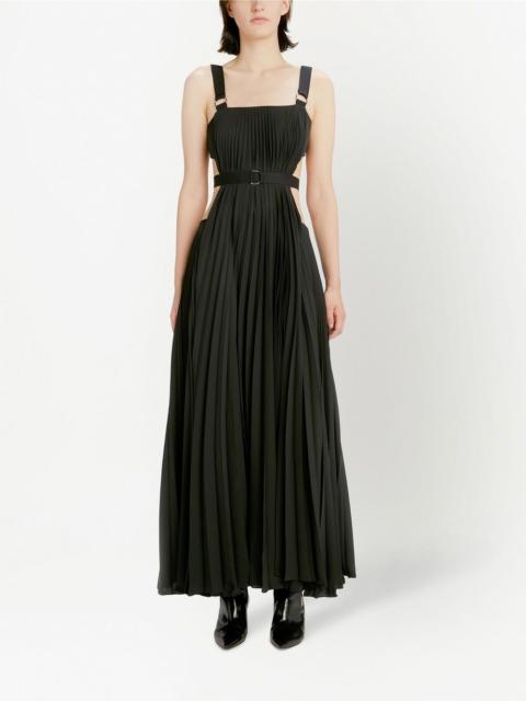 D-ring pleated dress