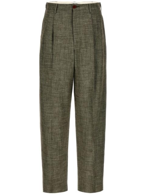 pleated trousers