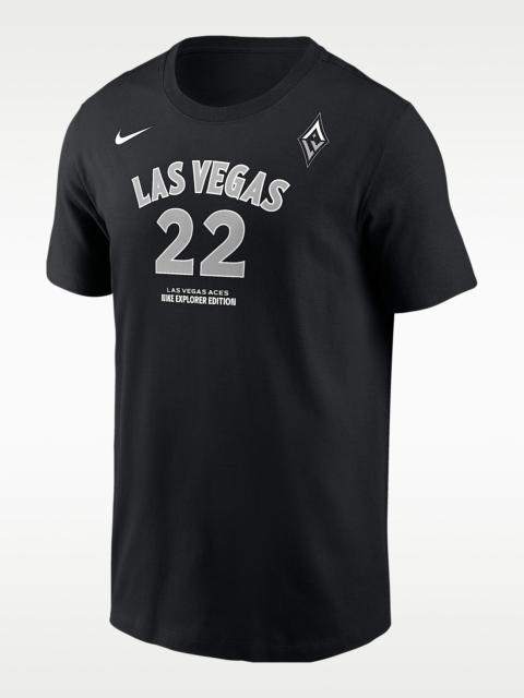 A'ja Wilson Las Vegas Aces Men's Nike WNBA T-Shirt