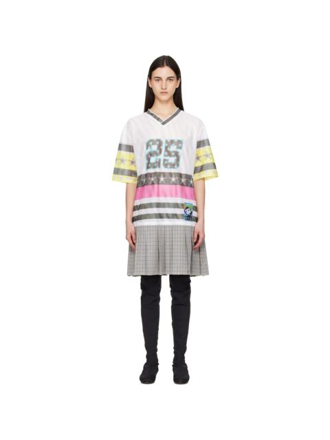 Multicolor Nancy Uniform Jersey Midi Dress
