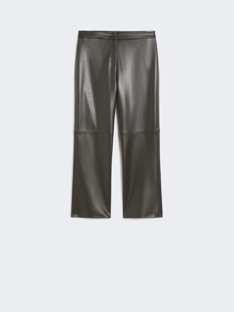 SUBLIME Coated fabric slim trousers