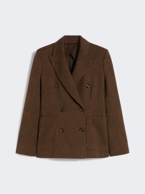 ZULMA Patterned wool blend jersey blazer