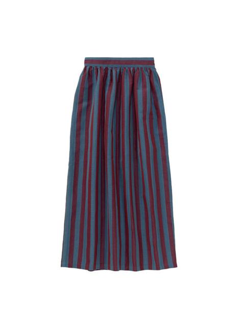 MAXI SKIRT STRIPE (N.D.) W BLUE