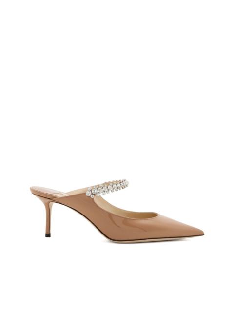 65mm Bing crystal-embellished mules