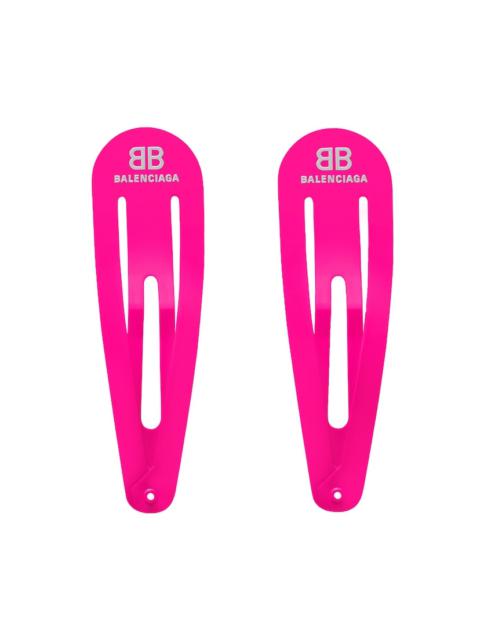 Women's Holli Xxl Clip Set in Fluo Pink