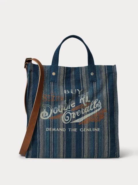 Handwoven Indigo Carpenter Tote