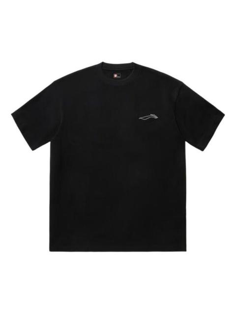 Li-Ning Small Classic Logo T-shirt 'Black' AHSU203-1