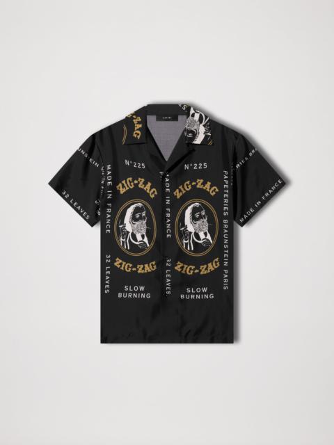 ZIG-ZAG SILK SHIRT