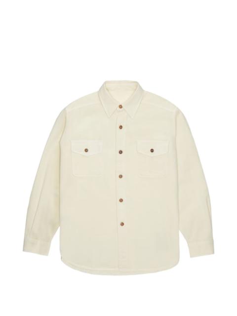 buttoned-pockets overshirt