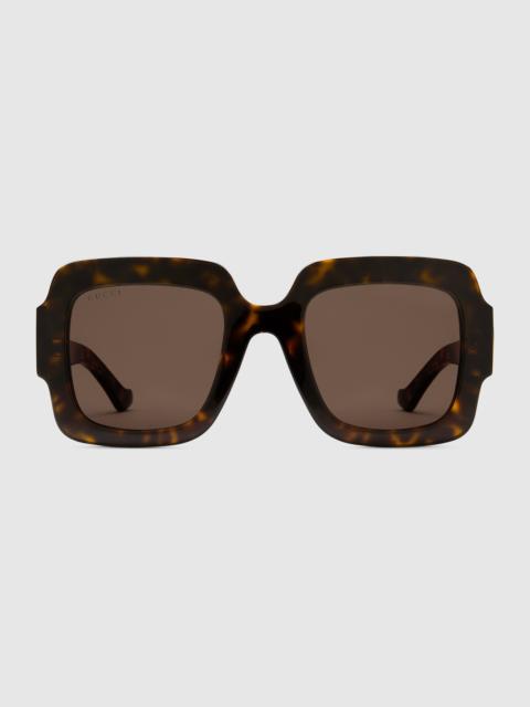 Square-frame Double G sunglasses