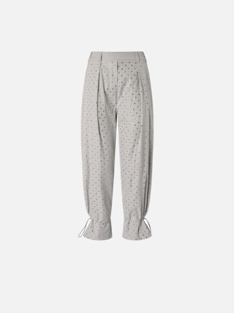 TROUSERS WITH RHINESTONES AND STUDS