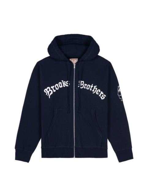 Brooks Brothers California Zip Hoodie - Navy