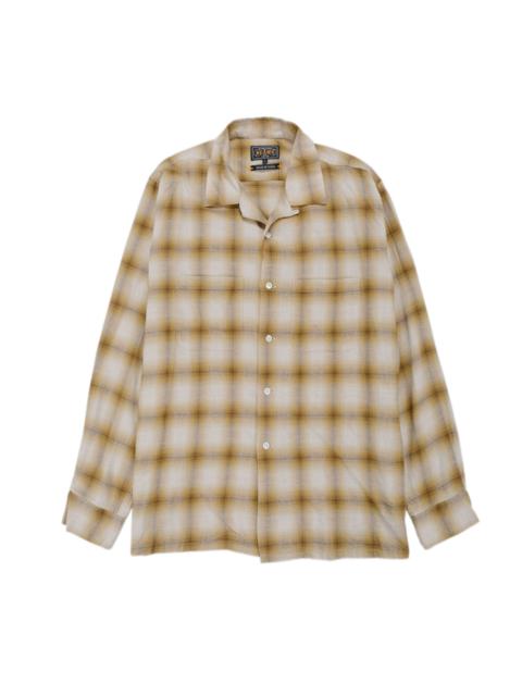 Open Collar Ombre Brown