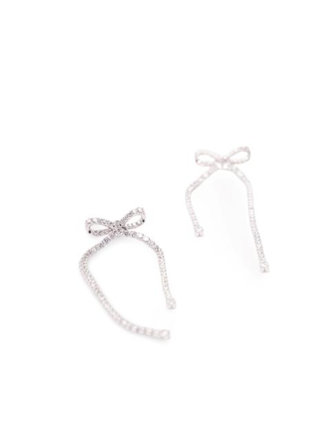 Crystal Bow Dangle Earrings