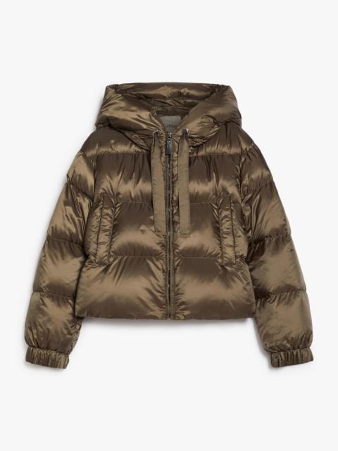 SEIE Cropped down jacket in quilted water-repellent fabric