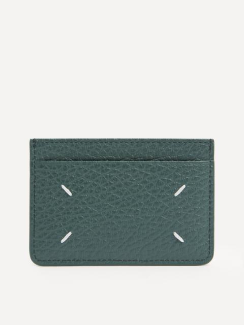 Logo Leather Card Holder