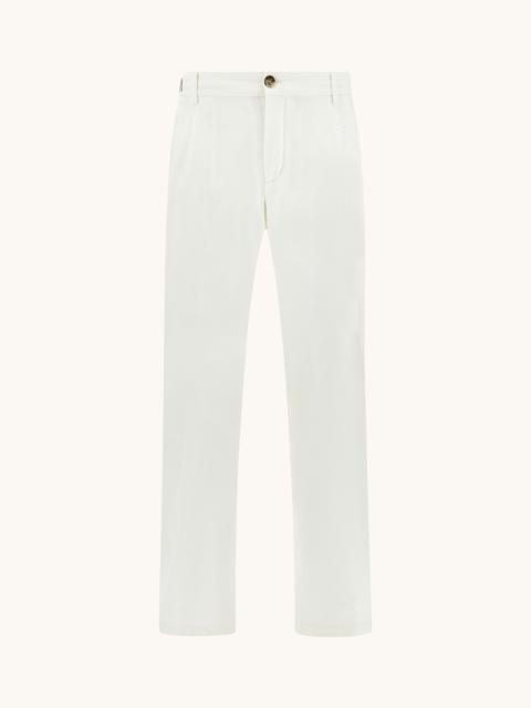 DYNAMIC CHINO TROUSERS WITH PLEATS