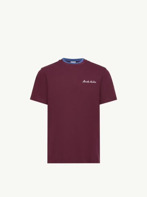 Embroidered Logo Cotton T-Shirt