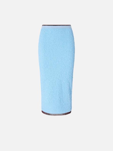 SLIM-FIT JACQUARD MIDI SKIRT