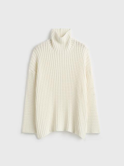 Whipstitch knit milk
