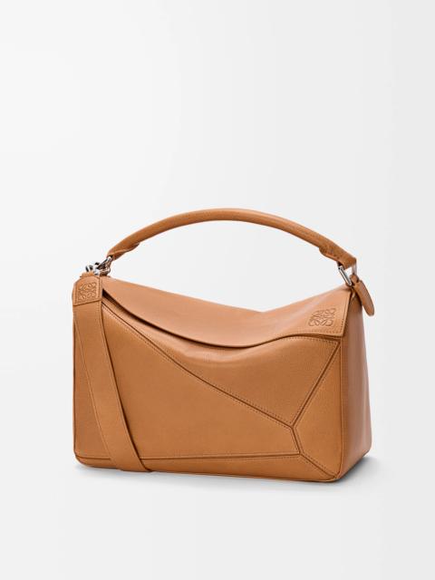 Large Puzzle bag in supple grained calfskin