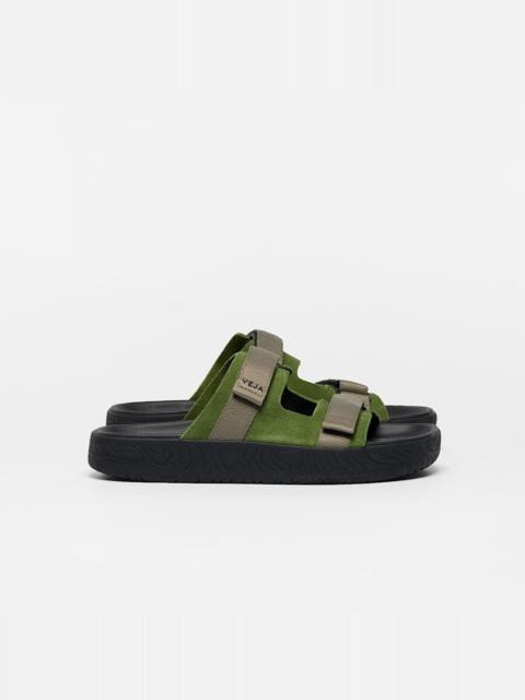 ARPOADOR SUEDE MILITAR KAKI BLACK