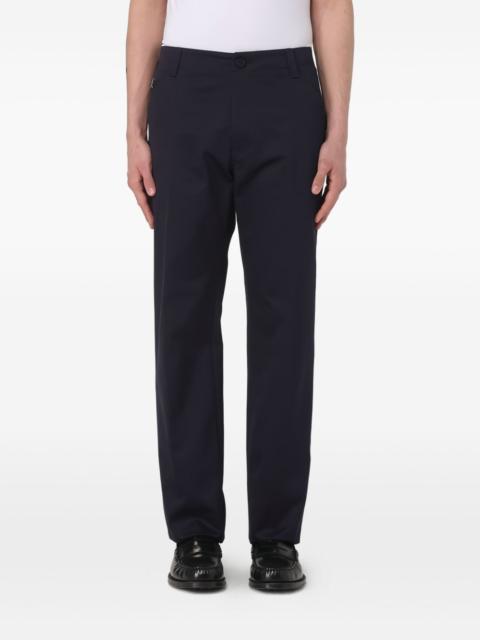 Medusa-appliqué pants