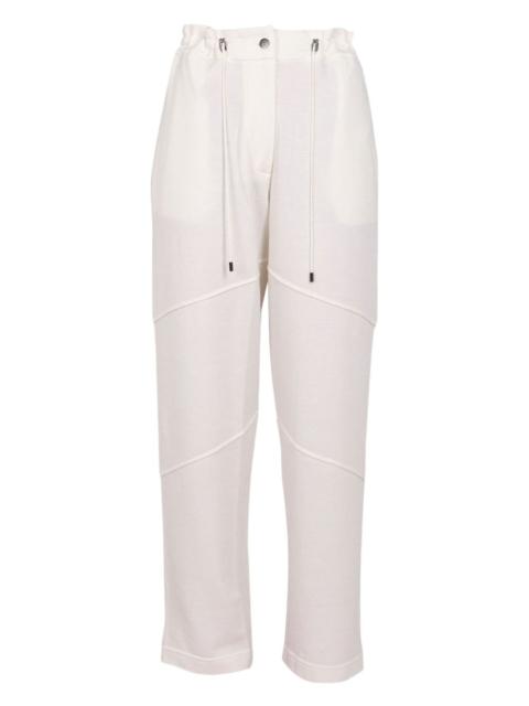 drawstring panelled trousers